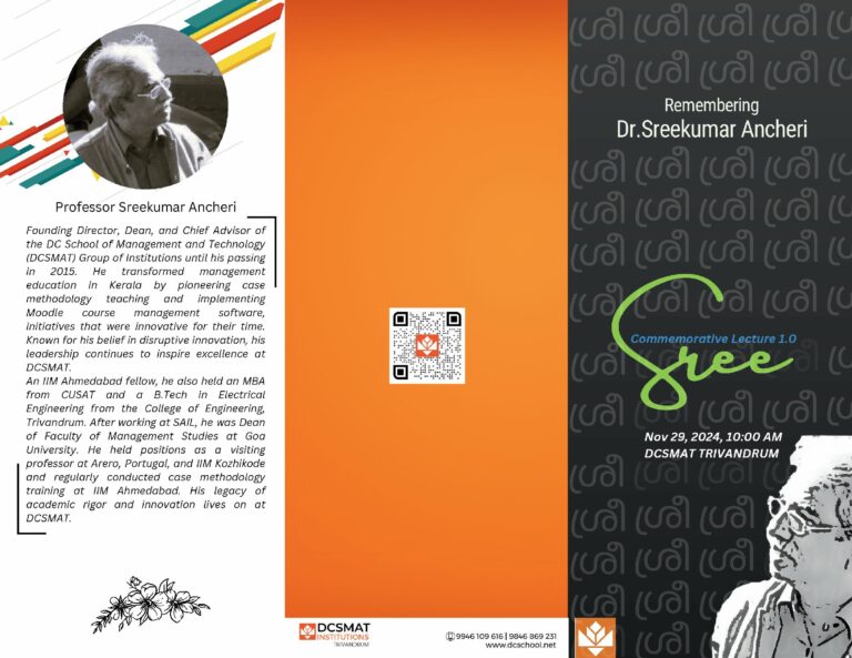 Sree Commemorative Lecture 1