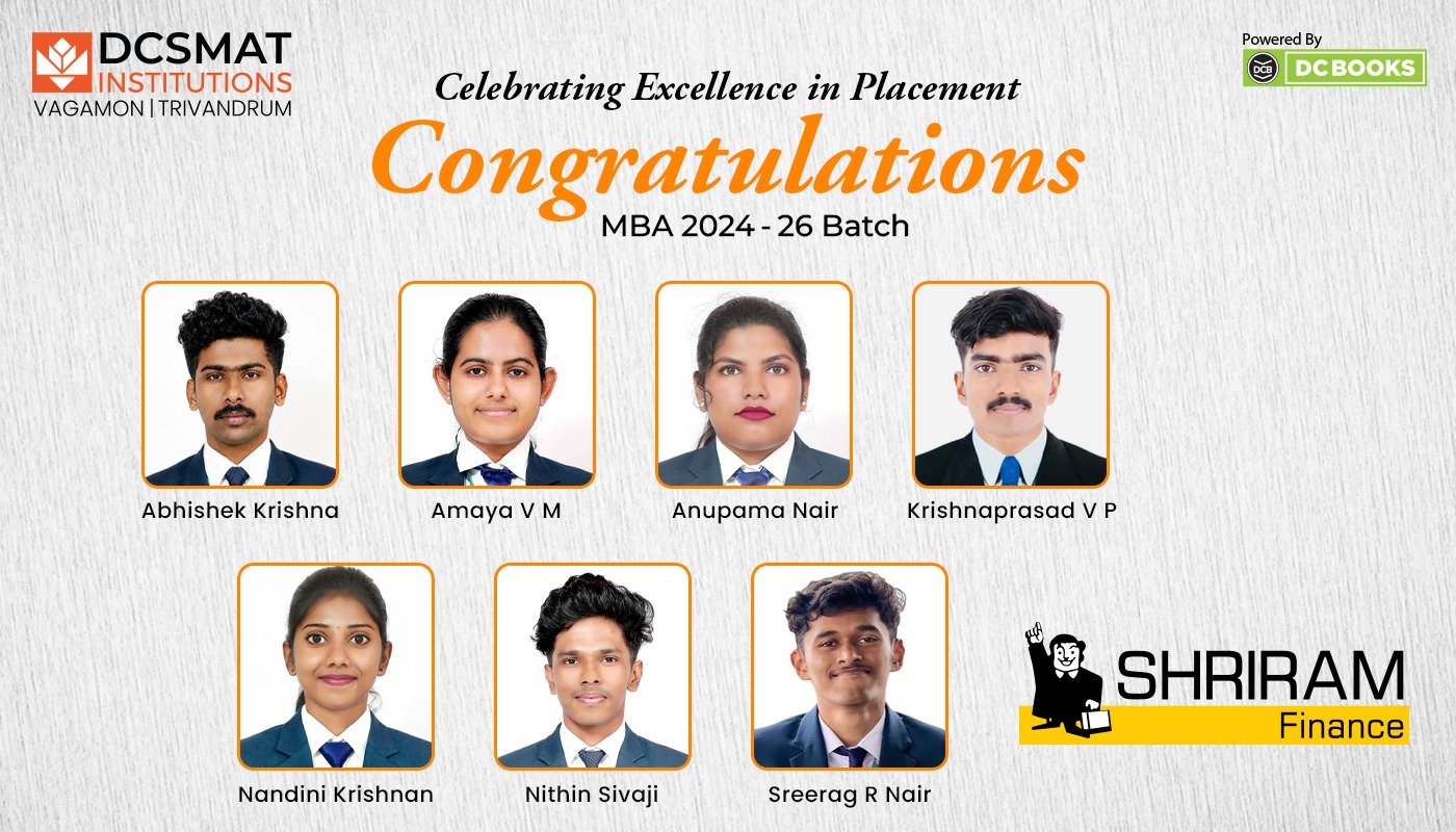 DCSMAT MBA Placement 2024-26 Batch